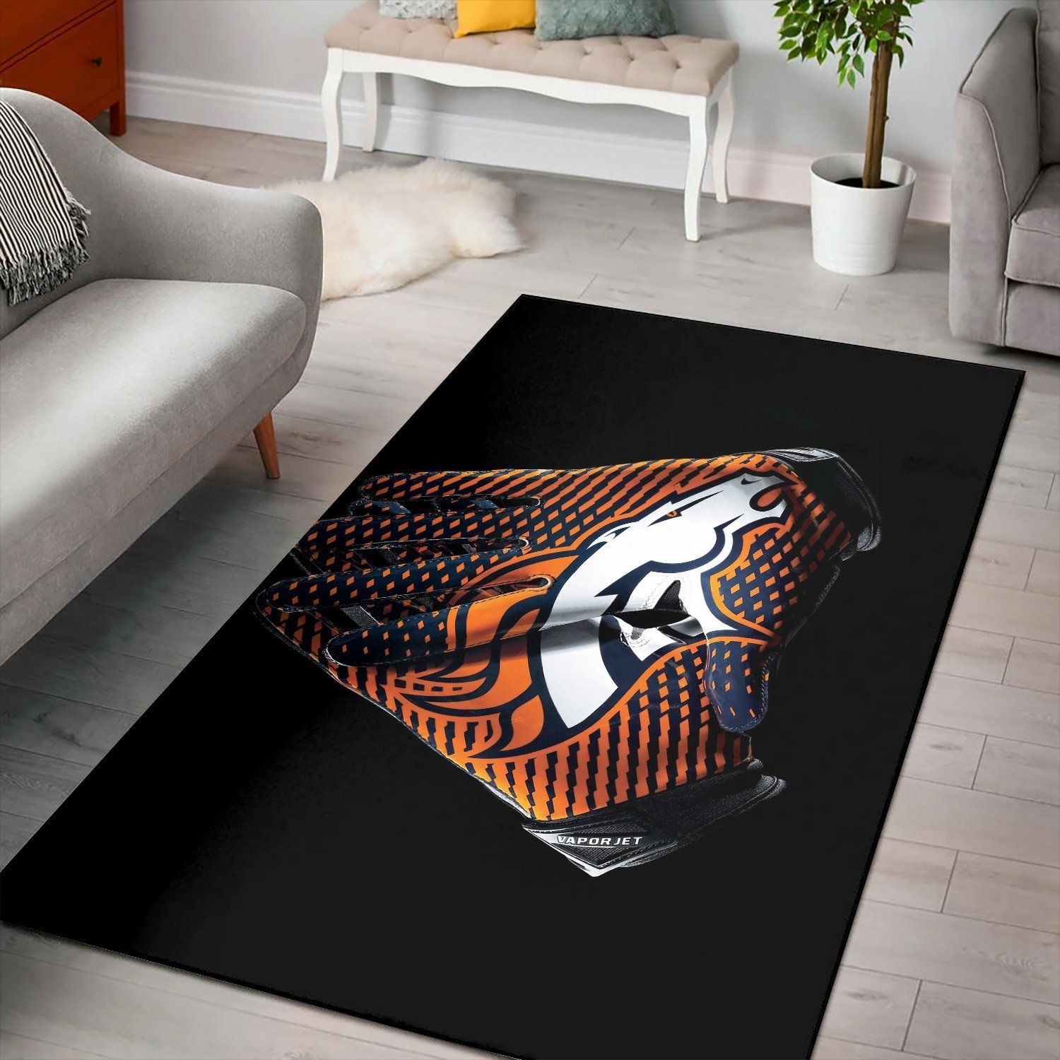 Denver Broncos For Mac Rug, Area Rug, Floor Decor