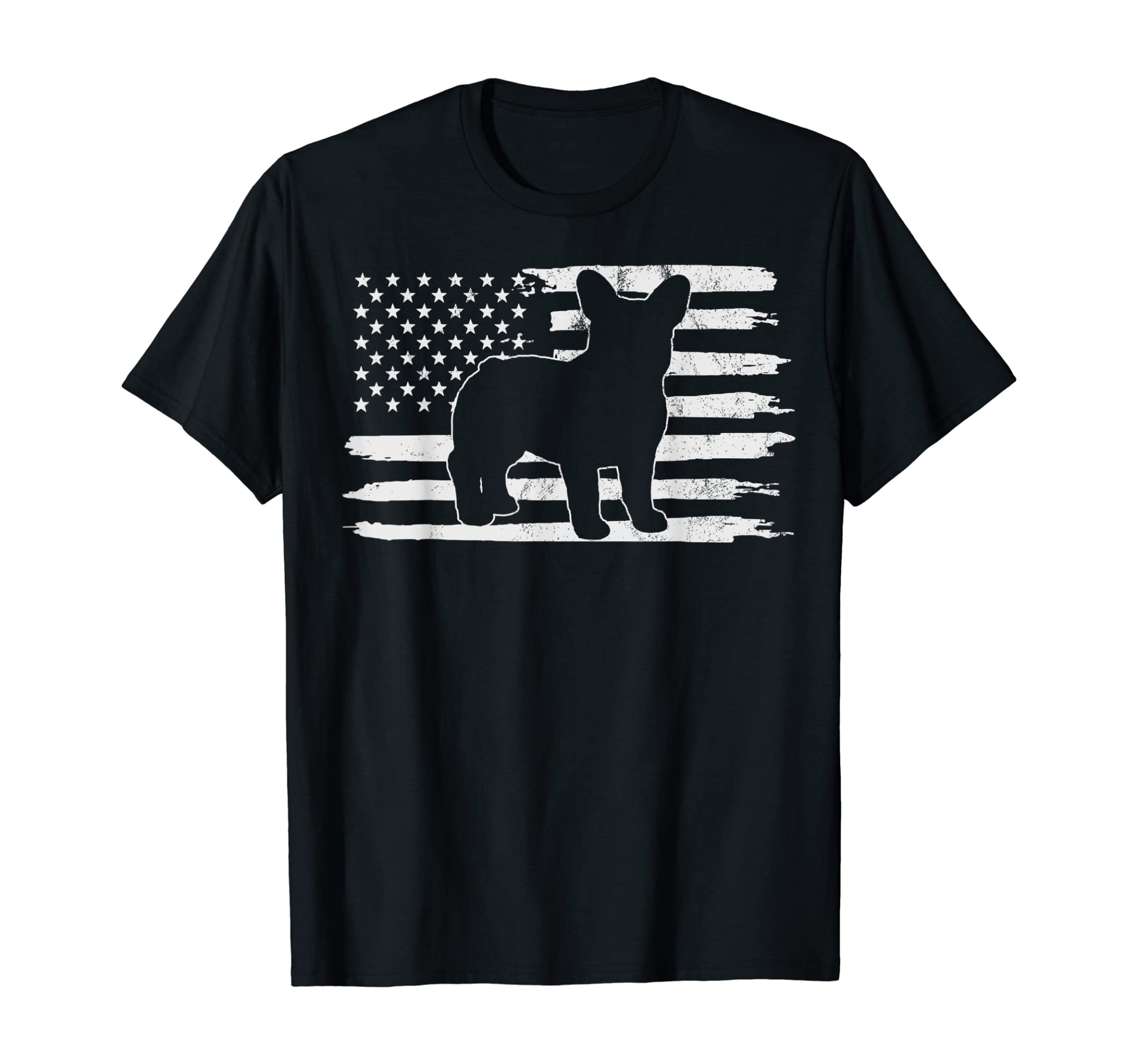 Frenchie 4th of July French USA Flag Gift T-Shirt