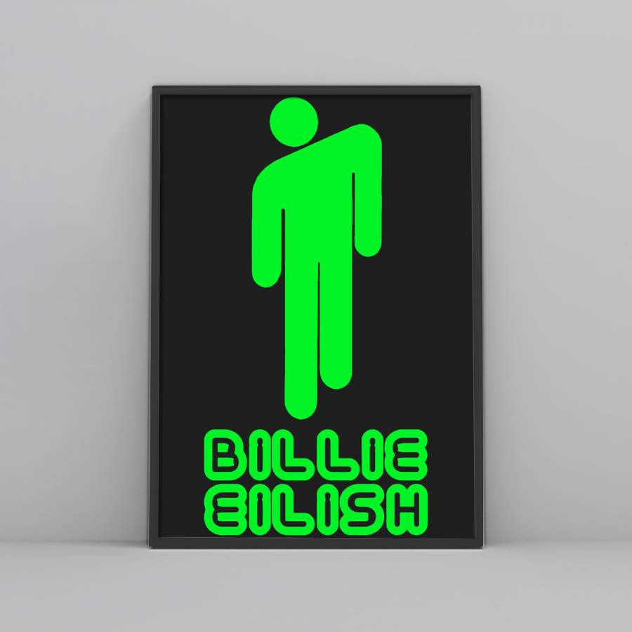 Billie Eilish Pop Singer Music Poster - Poster Art Design