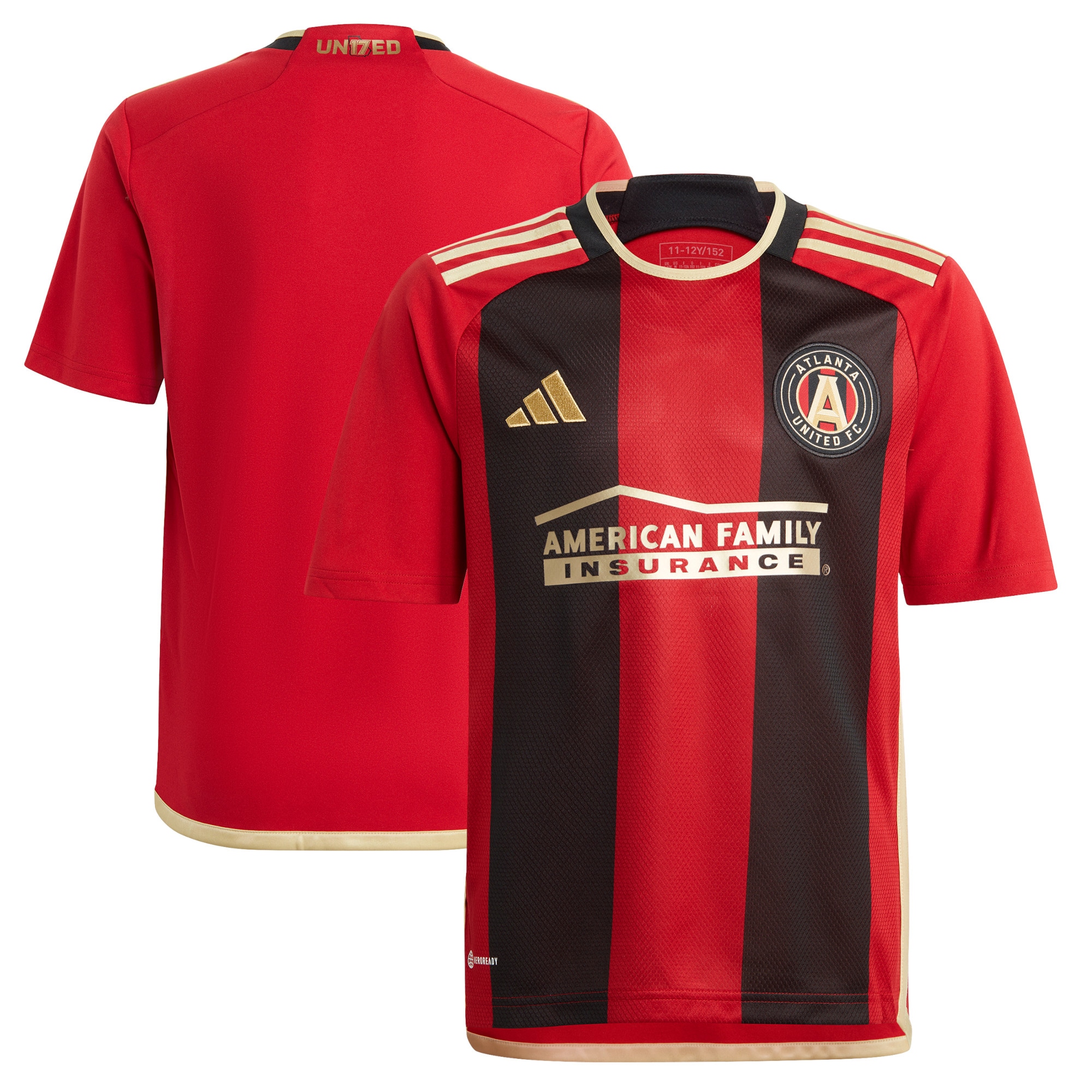 Atlanta United FC Youth 2023 The 17s' Kit Replica Jersey – Black 2