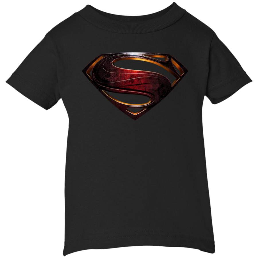 Superman S-Shield 3401 Rabbit Skins Infant 5.5 oz Short Sleeve T-Shirt