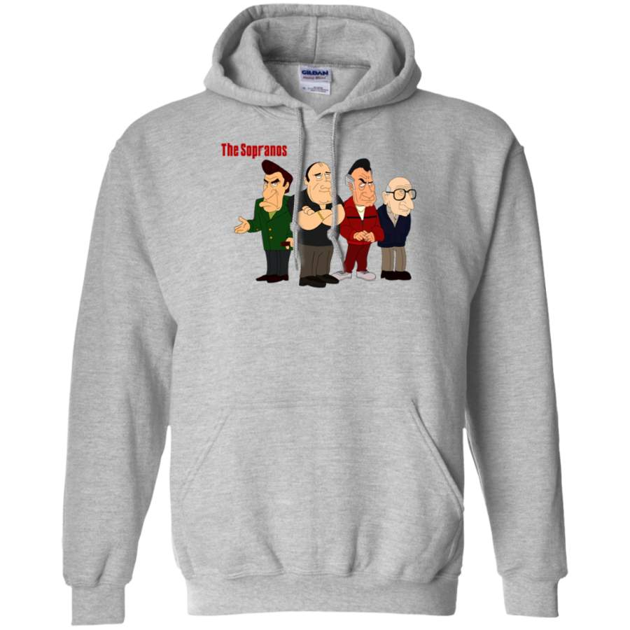 AGR The Sopranos Fun Art Gildan Pullover Hoodie