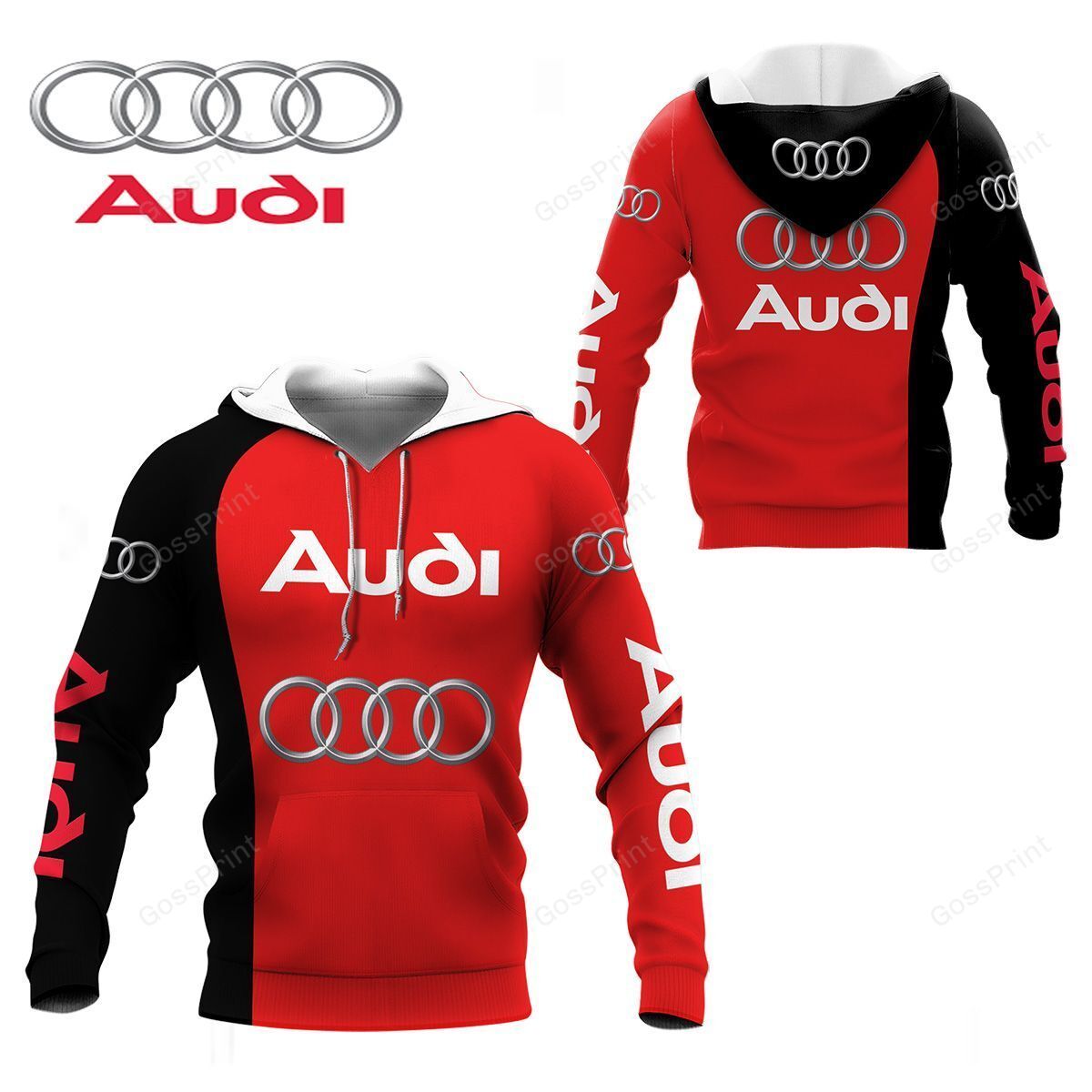 3D All Over Printed Audi Shirts Ver 53