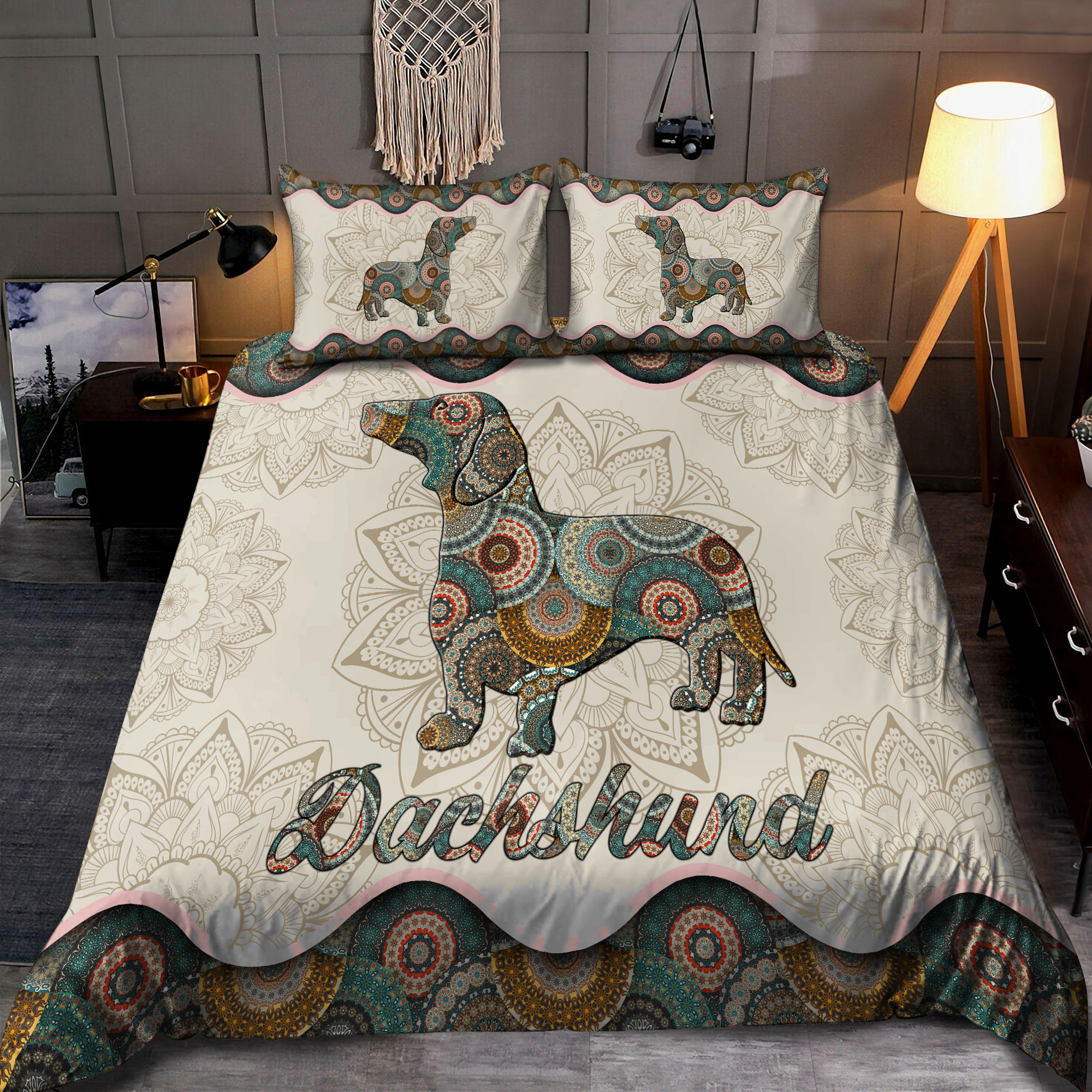 3D All Over Printed Dachshund Weiner Bedding Set Jjw23102002