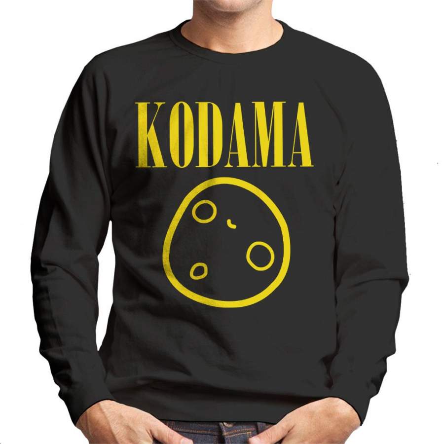 Kodama Nirvana Logo Princess Mononoke Men’s Sweatshirt