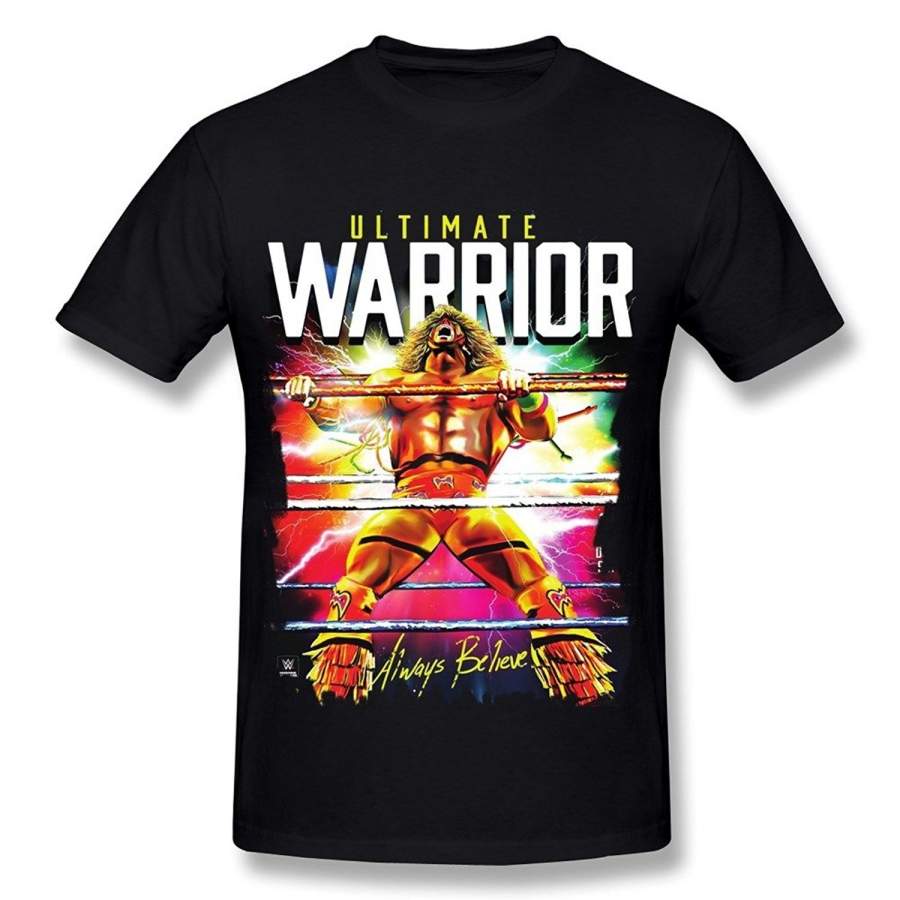 Fashion Ultimate Warrior Always Believe T Shirts Men’S Funny T-Shirt