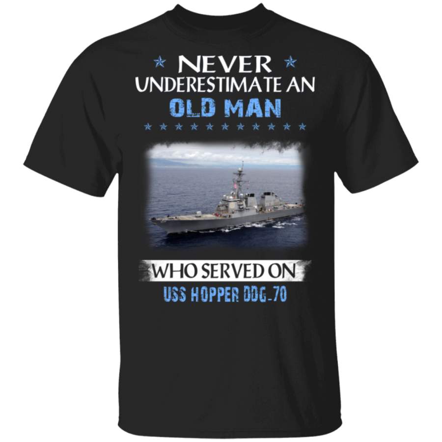 USS Hopper DDG-70 Veterans Day Christmas Gift T-Shirt