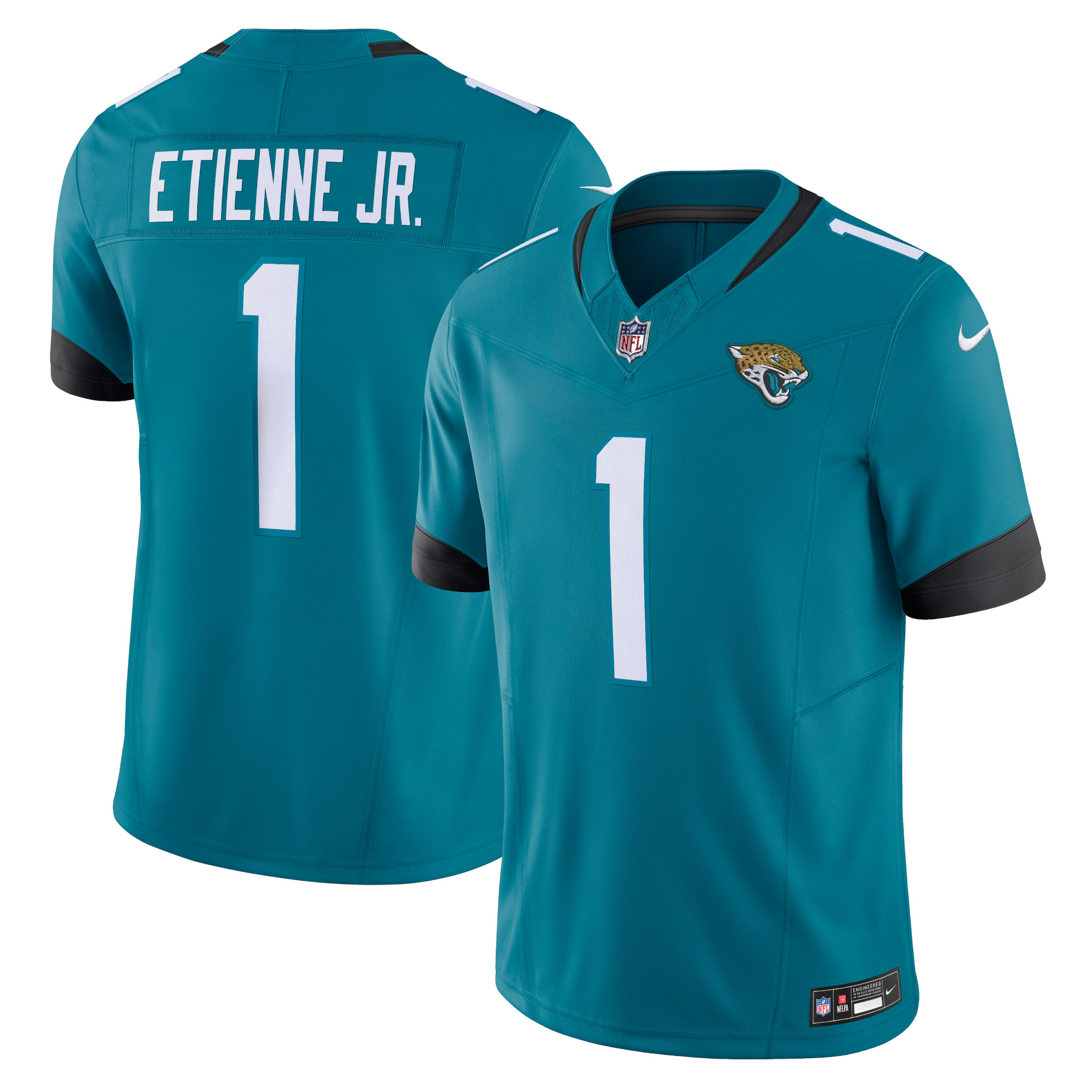 Travis Etienne Jacksonville Jaguars Vapor F.U.S.E. Limited Jersey – Teal