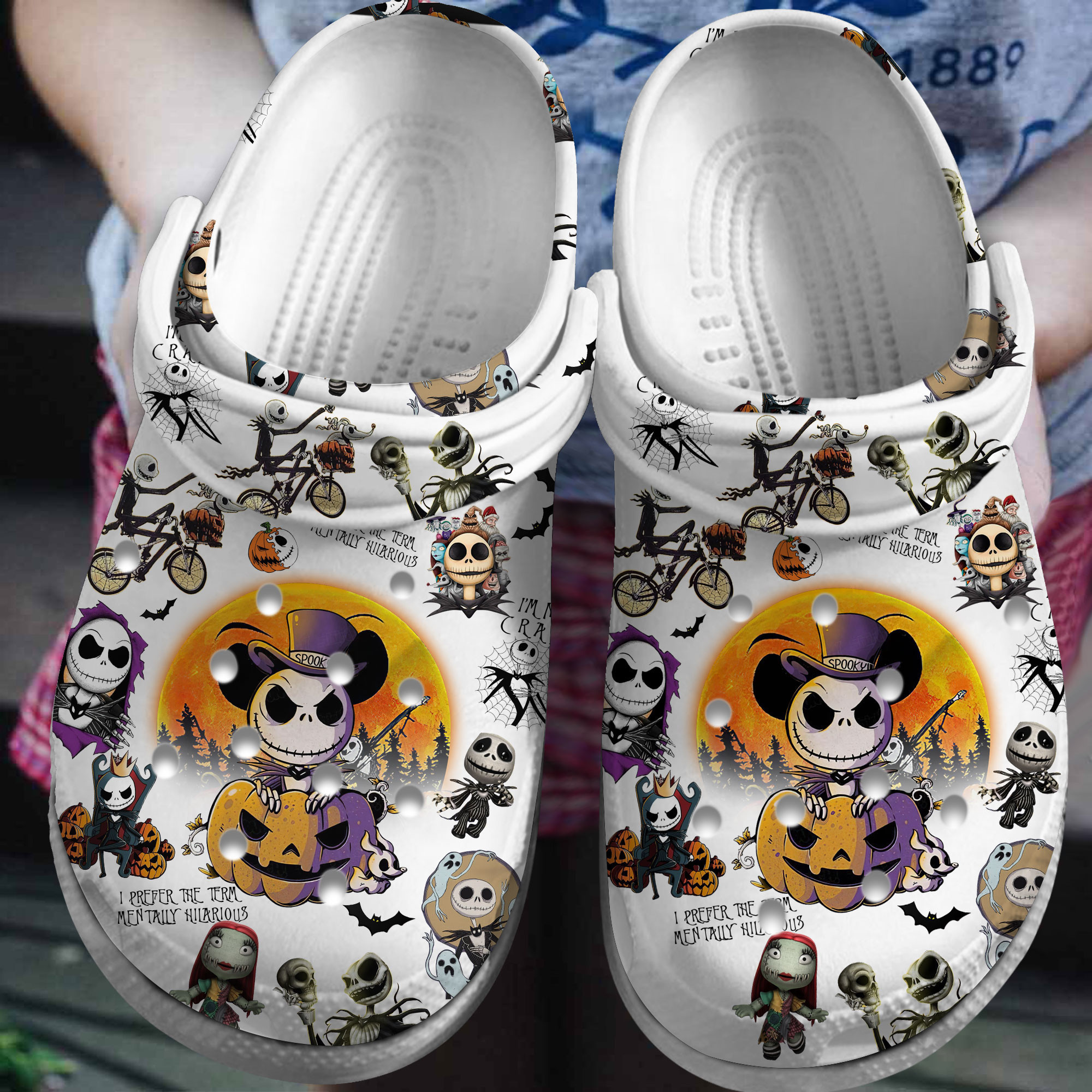 The Nightmare Before Christmas Cartoon Crocs Crocband Clogs Shoes Comfortable For Men Women and Kids 2