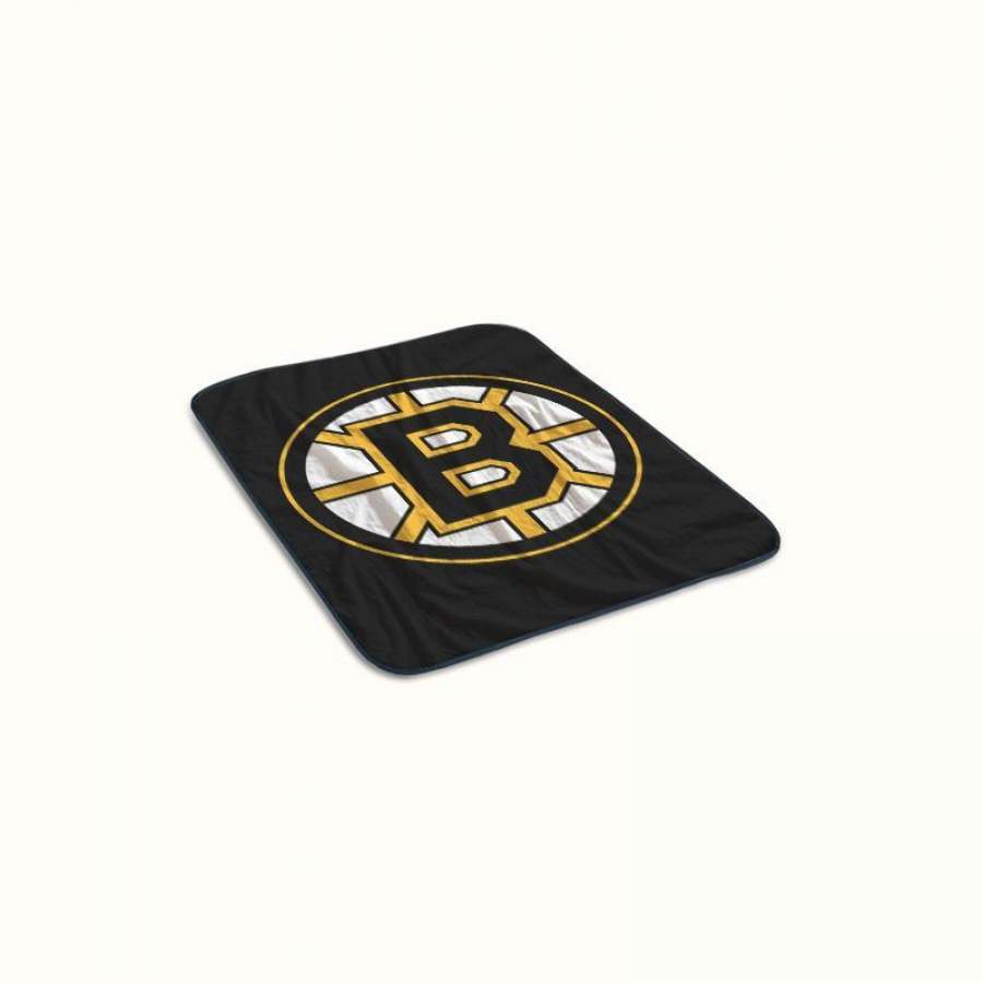 Boston Bruins Logo Fleece Blanket