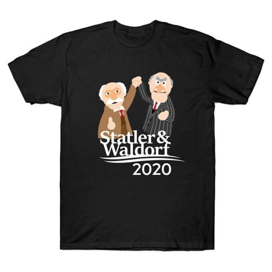 Unisex Adults T-Shirt harajuku Vintage style T shirt statler and waldorf 2020 Camisetas hombre Tshirt Men Clothing