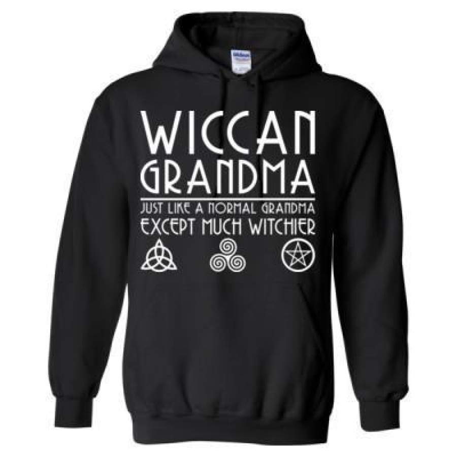 AGR Wiccan Grandma Just Like Normal Grandma except much Witchier – Heavy Blend™ Hooded Sweatshirt