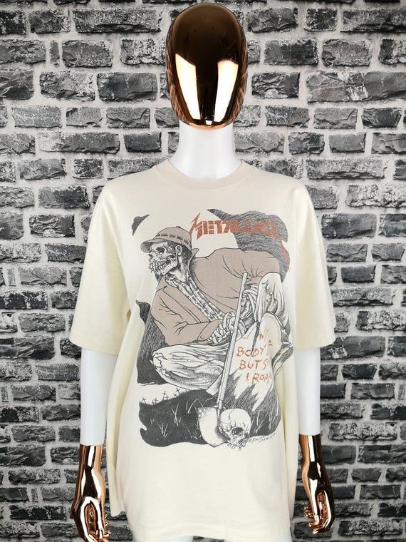 Metallica 1994 Vtg Shirt My Body Lie But Still I Roam Pushead Rare Screen Stars T-Shirt