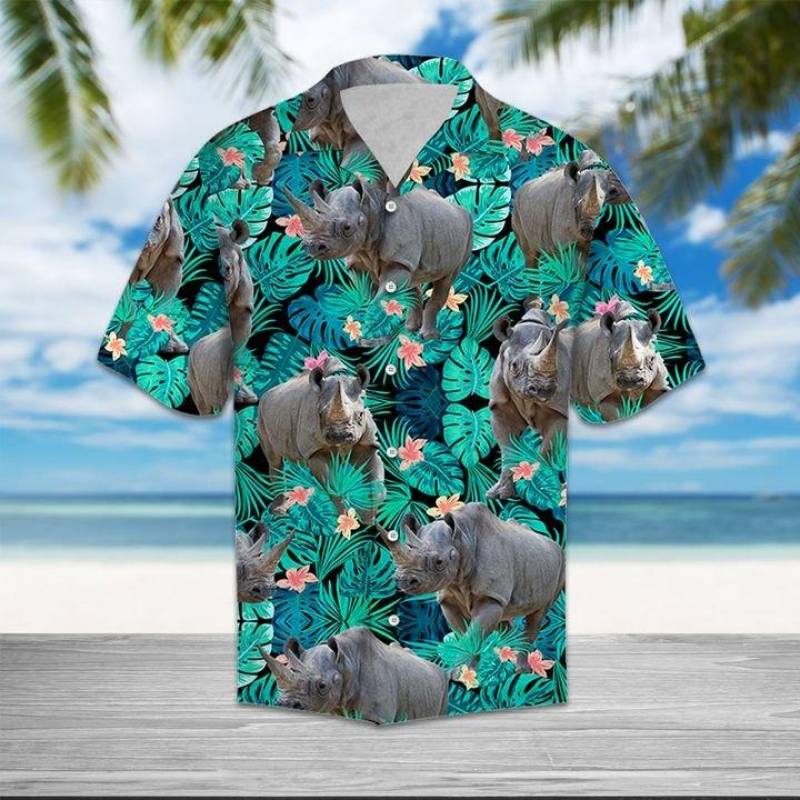 Rhinoceros Hawaii Shirt Ha83718