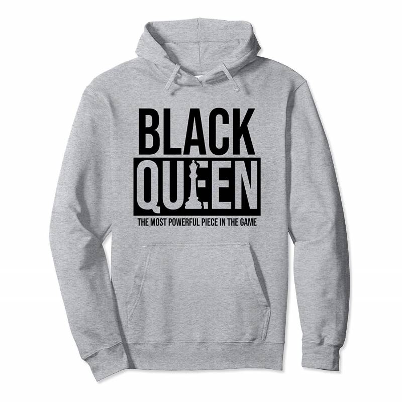 Black Queen The Most Powerful Piece In The Game Black Women Pullover Hoodie, T-Shirt, Sweatshirt, Tank Top, Racerback, Dolman