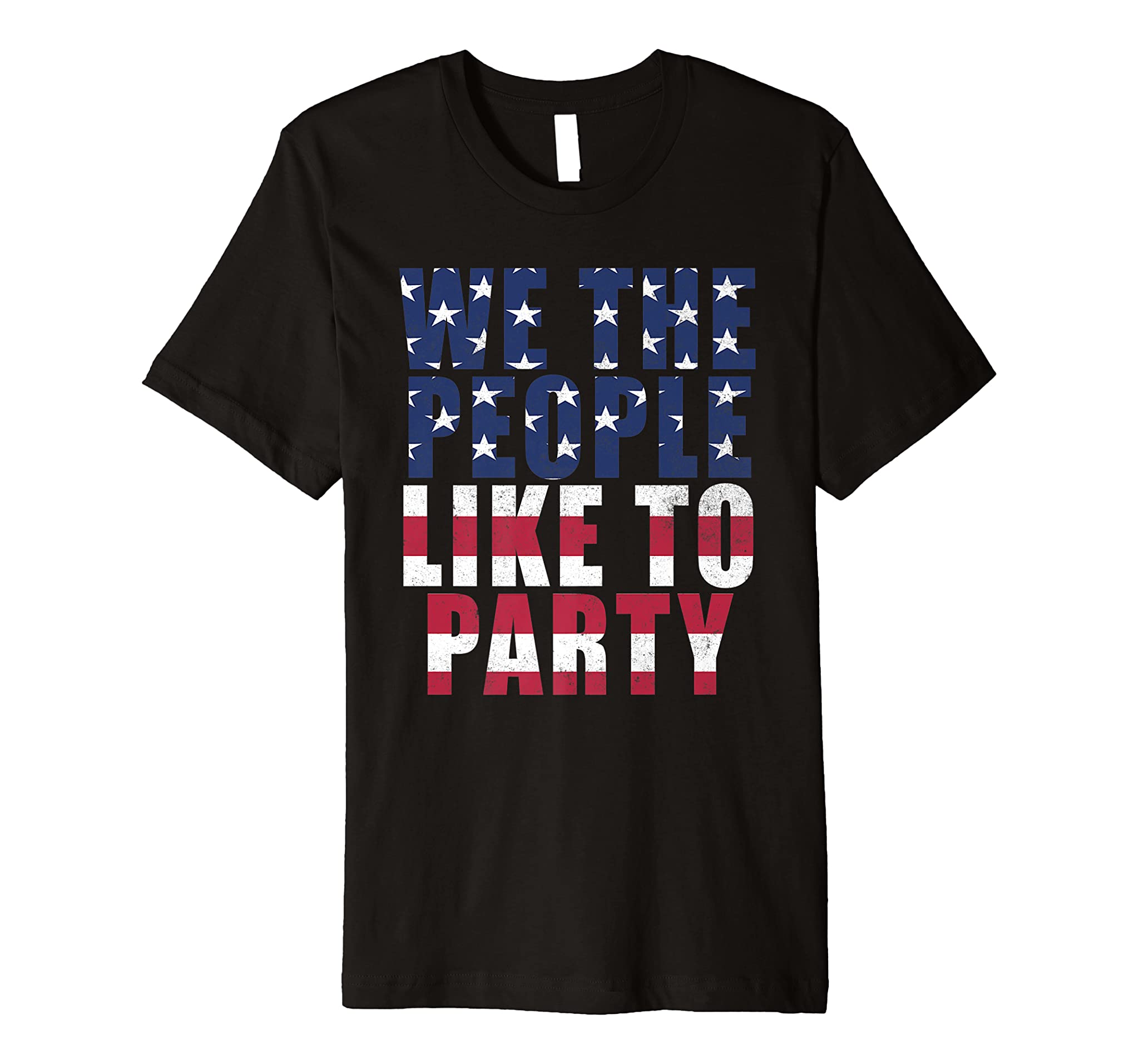 4th of July Independence Day US American Flag Patriotic gift Premium T-Shirt