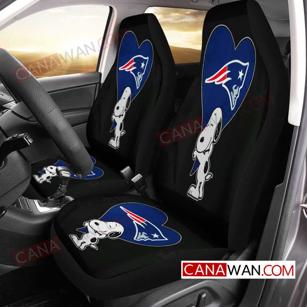 New England Patriots Style100 3D Customized Personalized Car Seat Cover