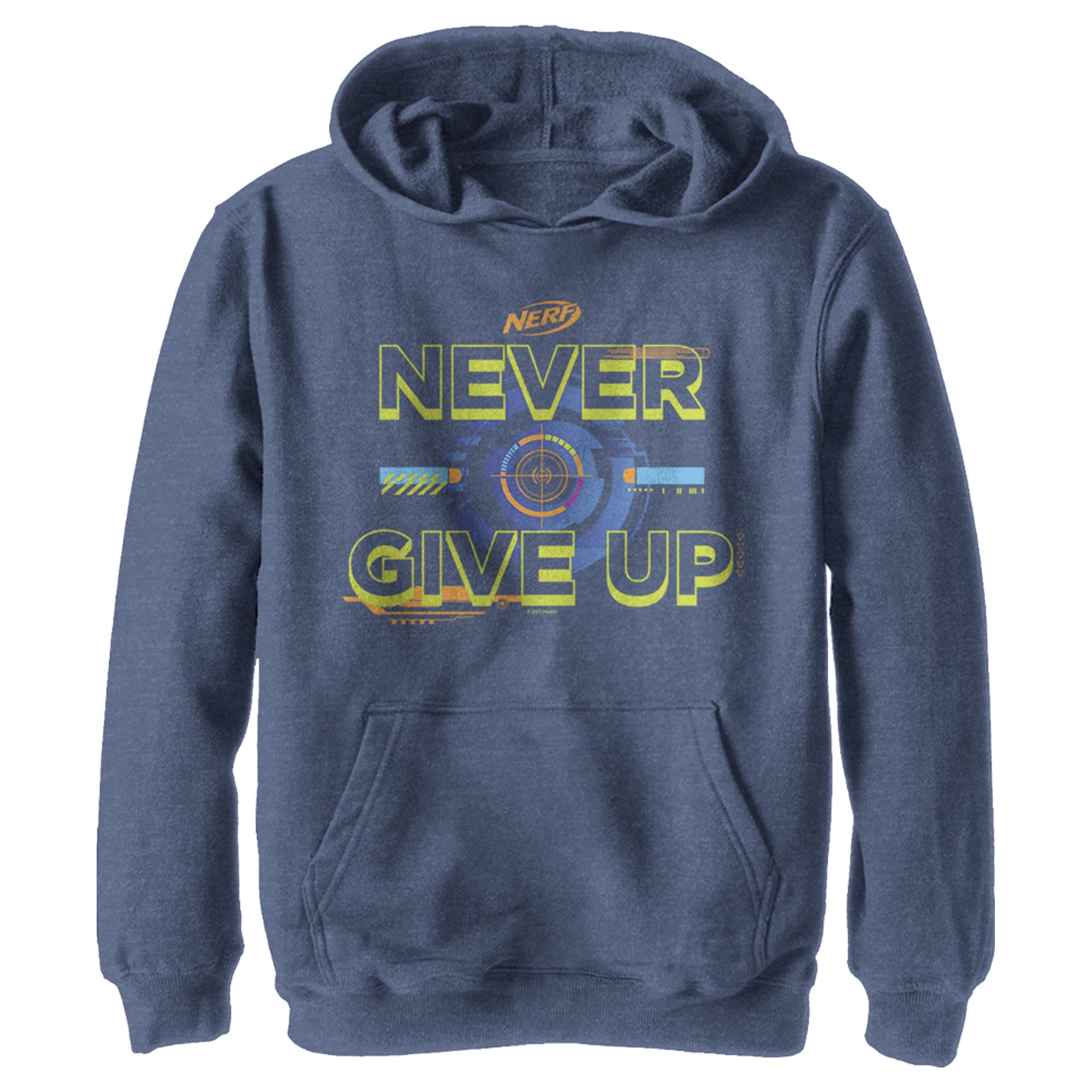 Boy’S Nerf Never Give Up Bullseye Pull Over Hoodie