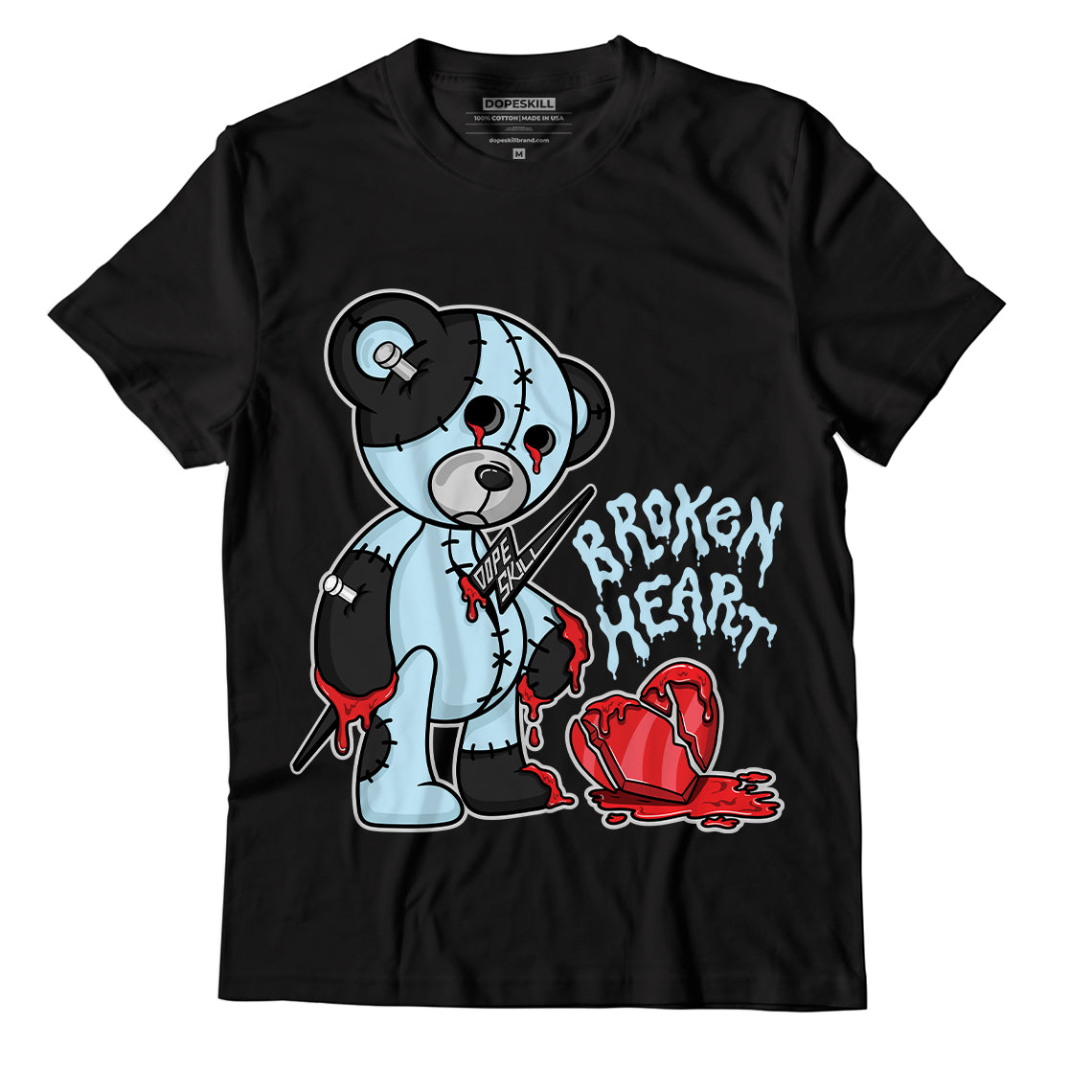 Broken Heart Unisex Shirt Match Yz Boost 700 Mnvn Blue Tint