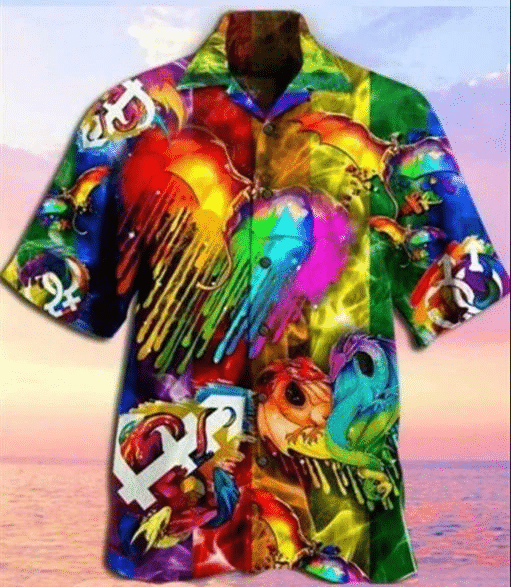 Lgbt Dragon Colorful Hawaii Shirt Unisex Adult Ha43869