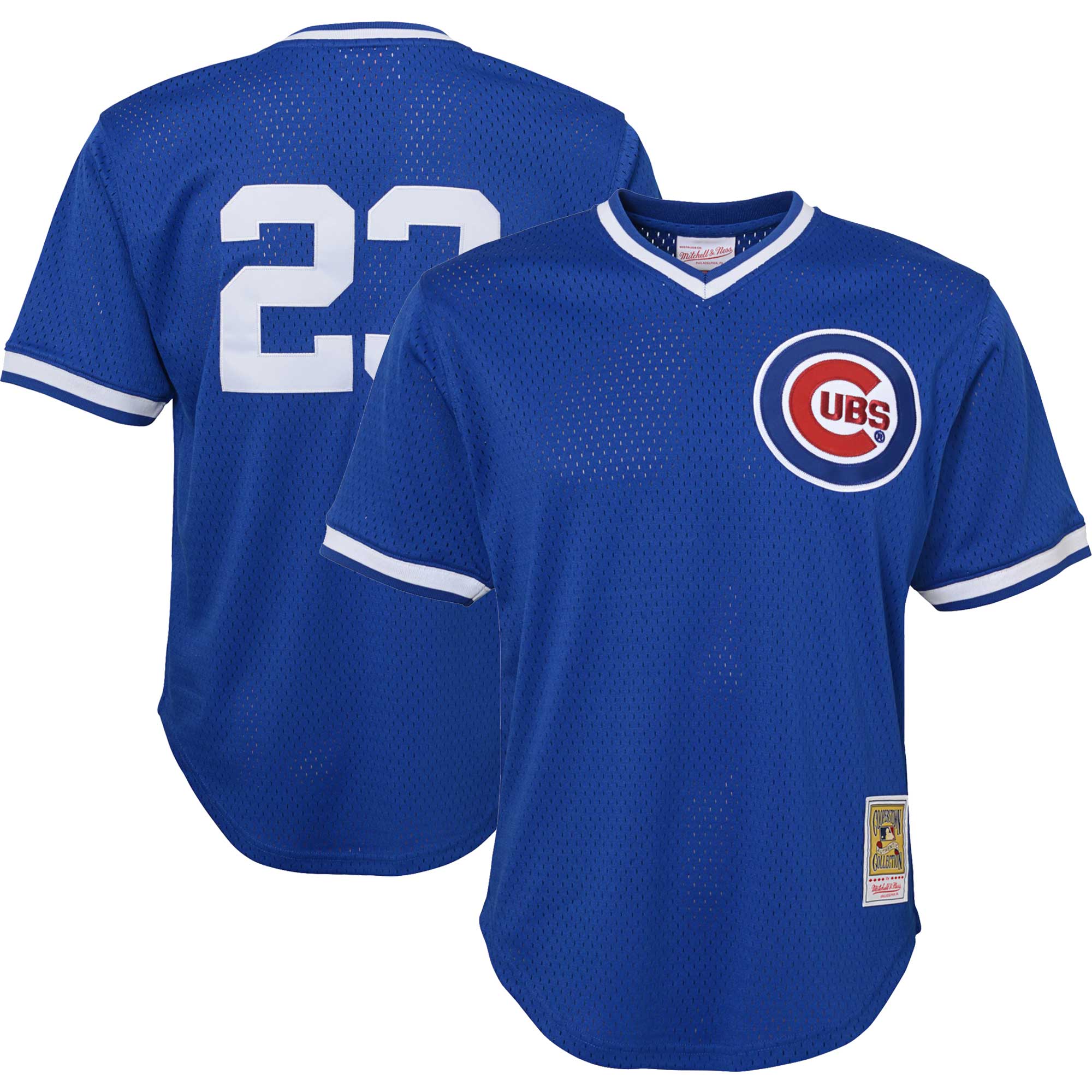 Ryne Sandberg Chicago Cubs Mitchell & Ness Youth Cooperstown Collection Mesh Batting Practice Jersey – Royal