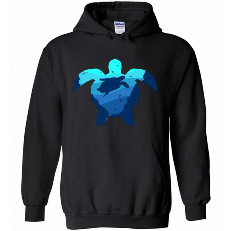 Turtle Animal Sea B – Gildan Heavy Blend Hoodie