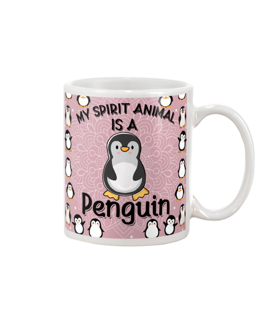 Penguin Spirit Animal Mug White 11Oz