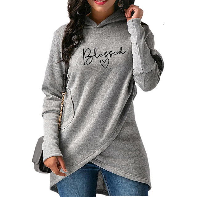 Wantsies Women’s Blessed Hoodie Sweatshirt