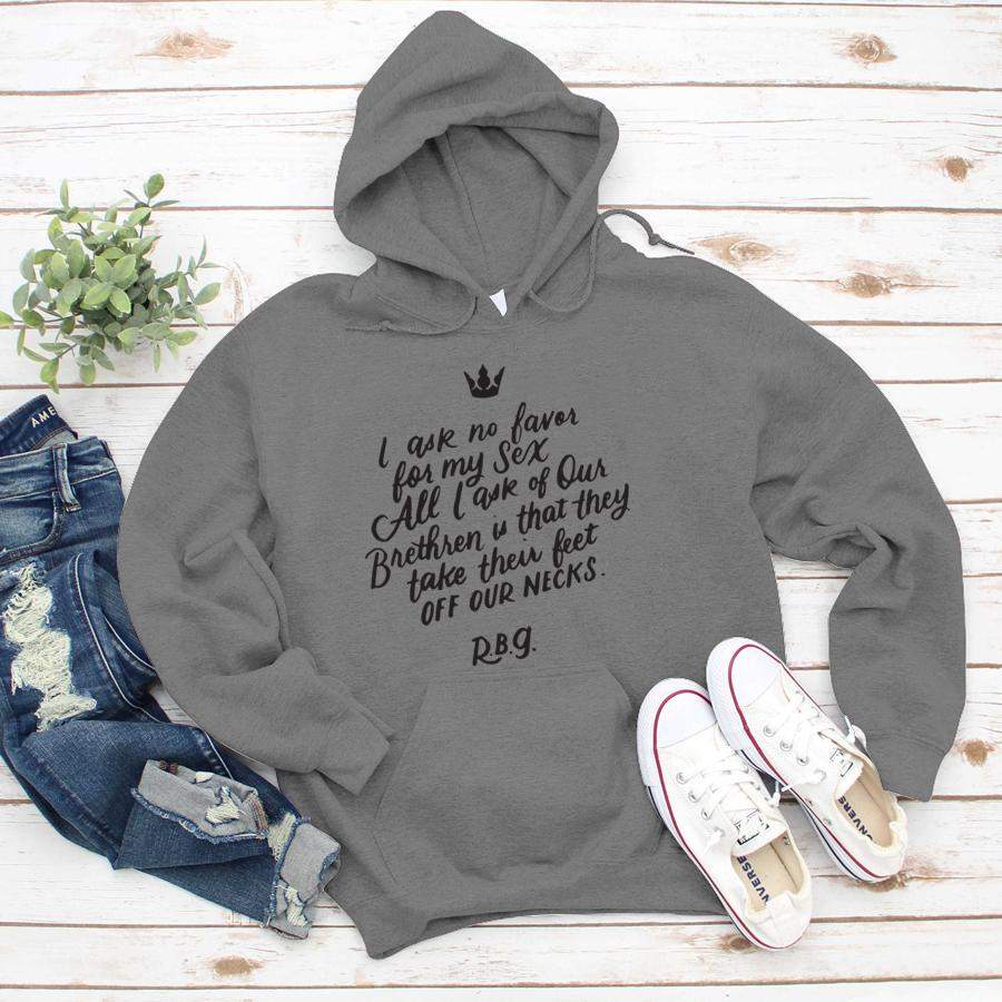 Ruth Bader Ginsburg Notorious RBG TShirt Quote Feminist Gift Long Sleeve  Hoodie