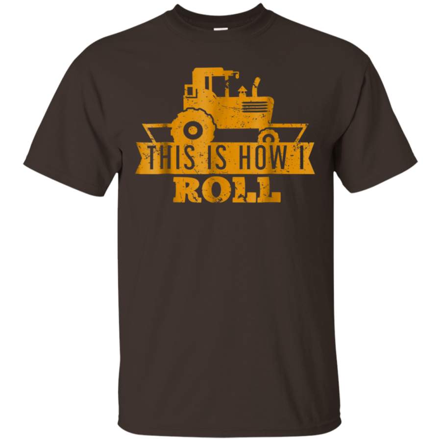 AGR Awesome Farmer T-Shirt This is How I Roll Tractor