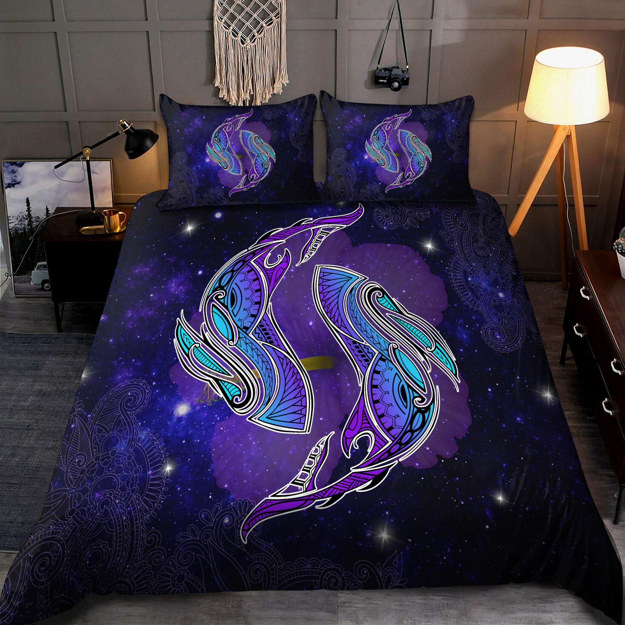 Tmarc Tee Amazing Polynesian Whale Tattoo Hawaii Style Bedding Set Ml