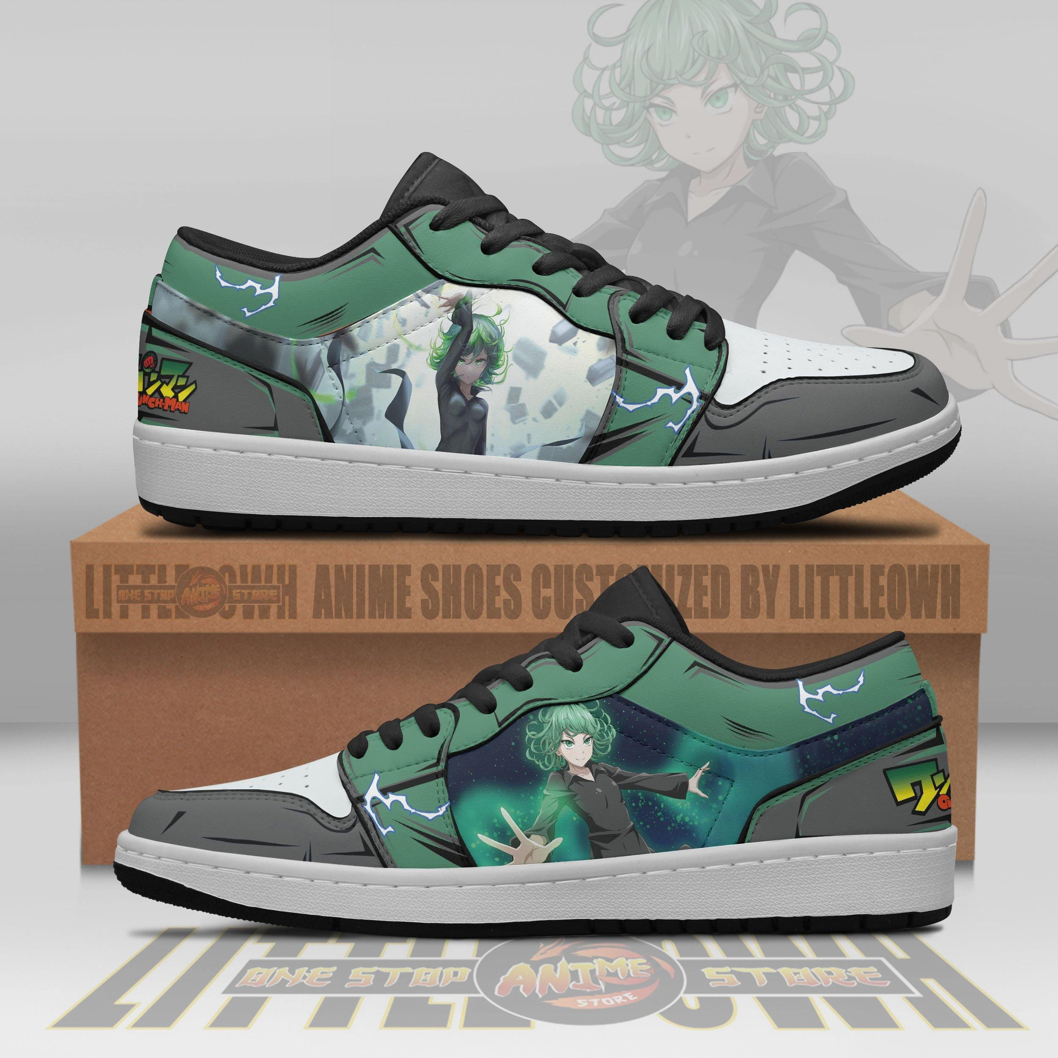 Tatsumaki Jd Low Top Sneakers Custom One Punch Man Anime Shoes ...