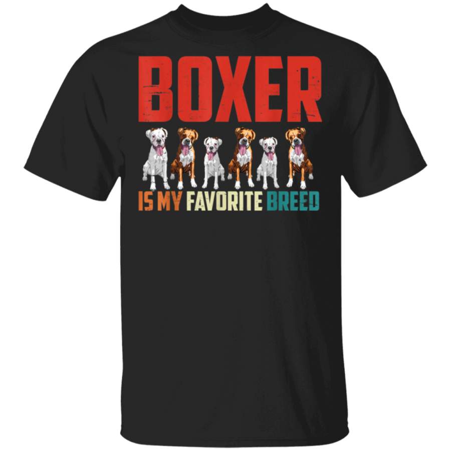 Funny Vintage Boxer Dog Lovers Owner Gifts Kids Tshirt