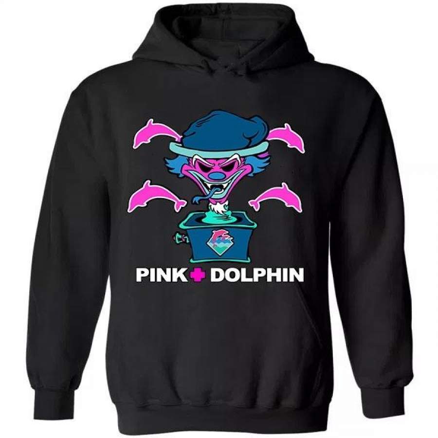 Pink Dolphin Men’s Hoodie Cotton Fall Winter Pullover Sweatshirts Hoody Clothing