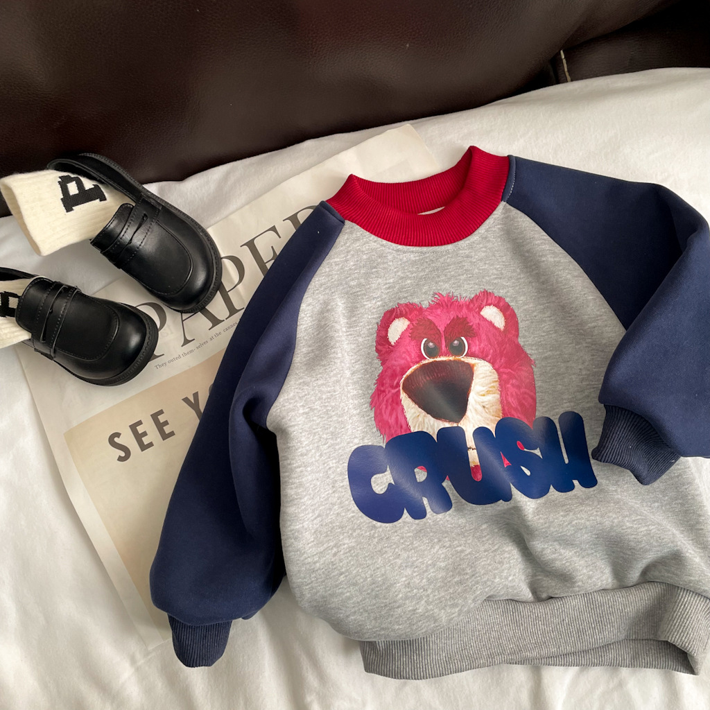 Child Cashmere Sweater 2022 Winter Casual Loose Padded Jacket alx