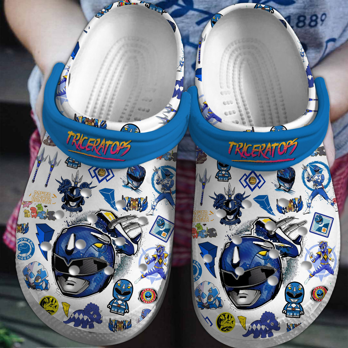 Power Rangers Movie Crocss Clogs For Men Women And Kid Bm1411-1608-2
