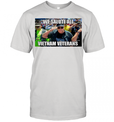 We Salute All Vietnam Veterans Unisex Jersey Tee