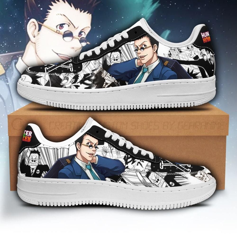Leorio Hunter X Hunter Air Force Shoes Sneakers Custom Anime