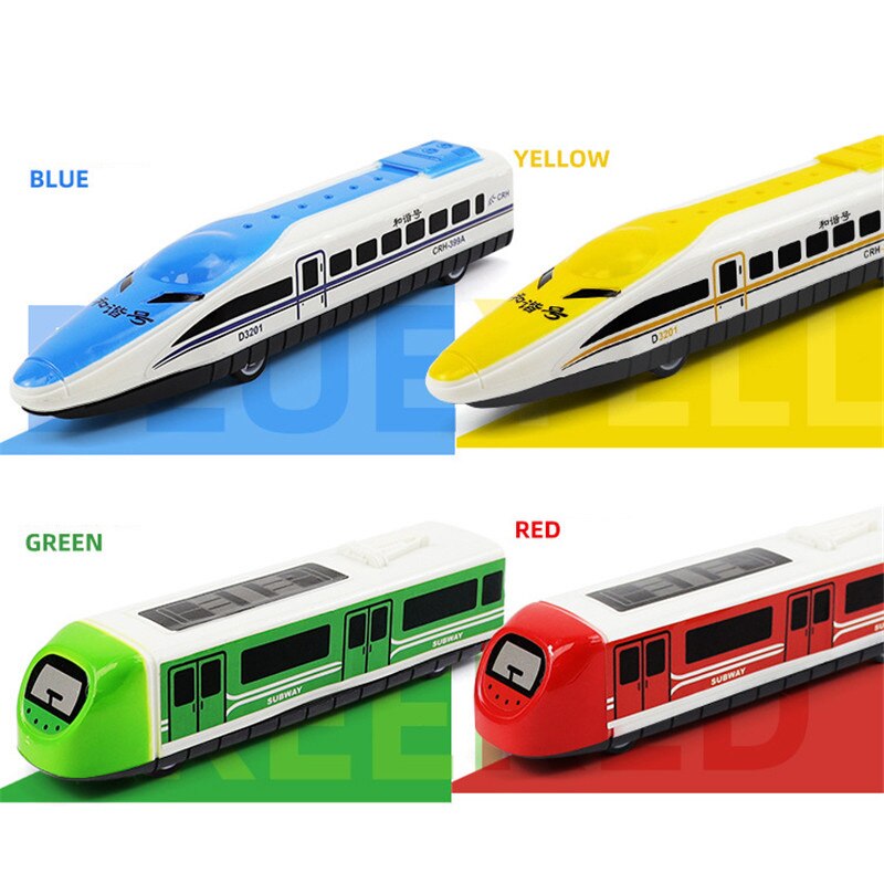 Child Kids Birthday Christmas Gift Non Remote Control Toys Bullet Train Toy Vehicles Train Model alx