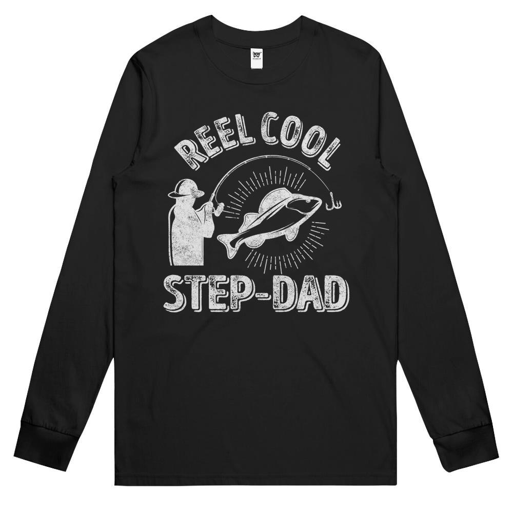 Best Step Dad Ever Vintage American Flag Gift Fathers Day Long Sleeve T Shirts