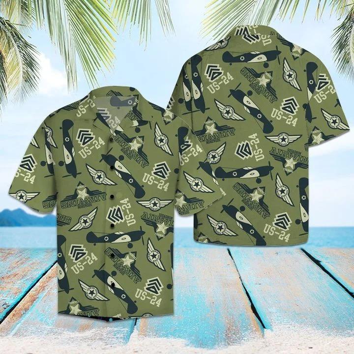 United States Army Air Force Veteran Hawaiian Shirt | For Men & Women | Adult | Hw1274