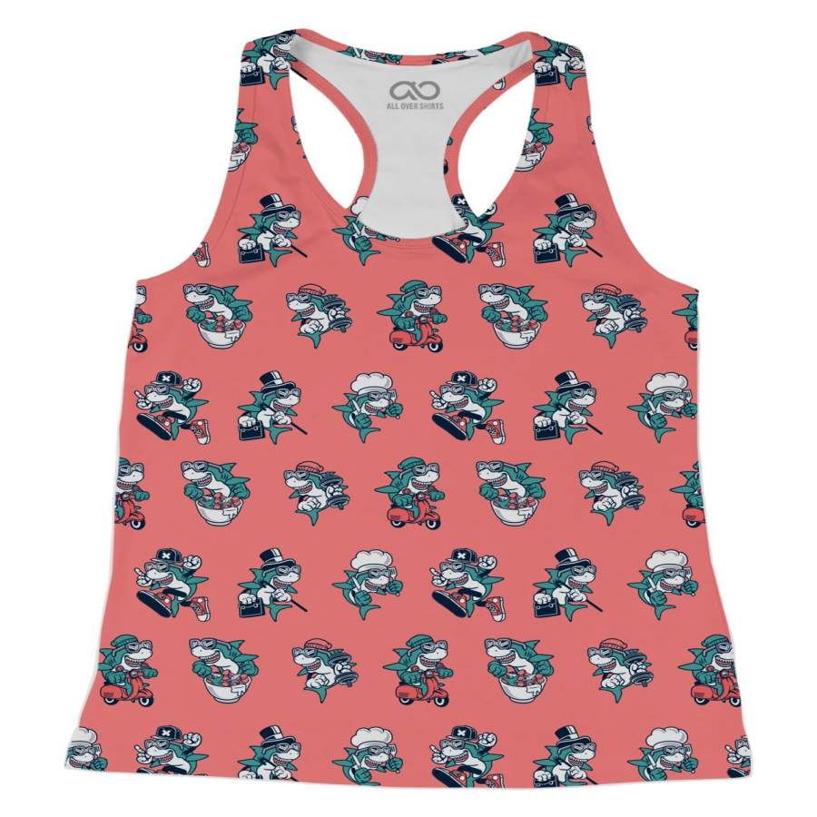 Shark Life Racerback-Tank