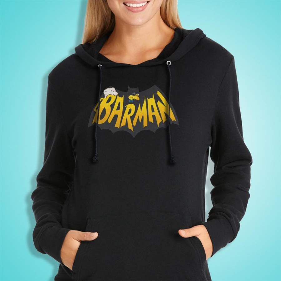 Barman Bir Batman Parody Women’S Hoodie