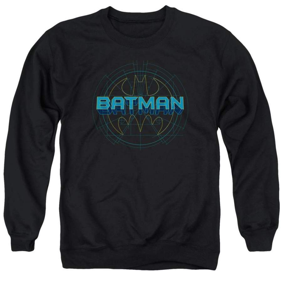 Batman – Bat Tech Logo Adult Crewneck Sweatshirt