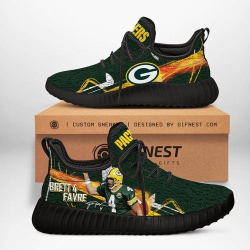 Green Bay Packers Team Shoes Customize Yeezy Sneakers For Fan