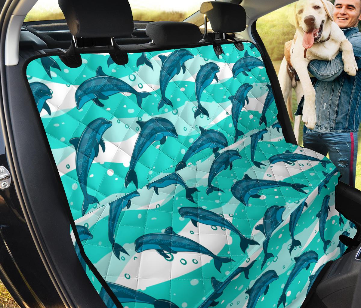 Dolphin Sea Pattern Dog Car Seat Covers