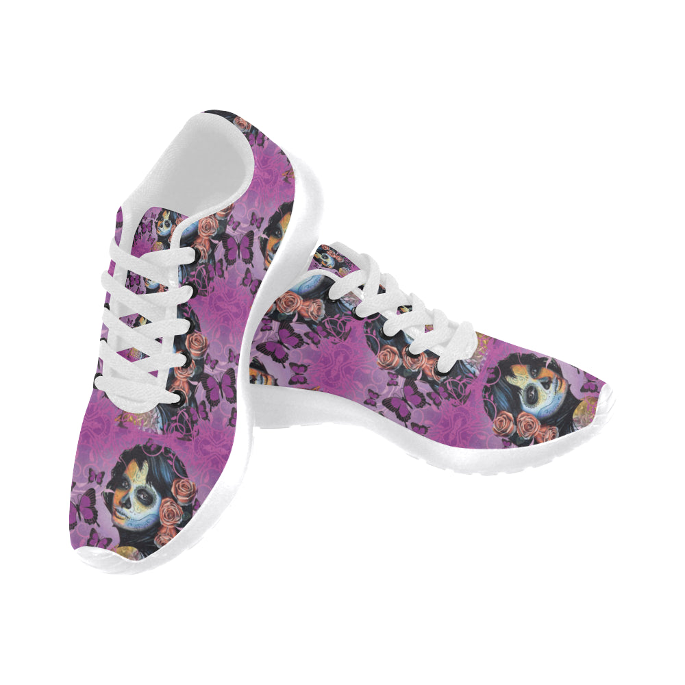 Sugar Skull Candy V1 White Sneakers Size 13-15 for Men