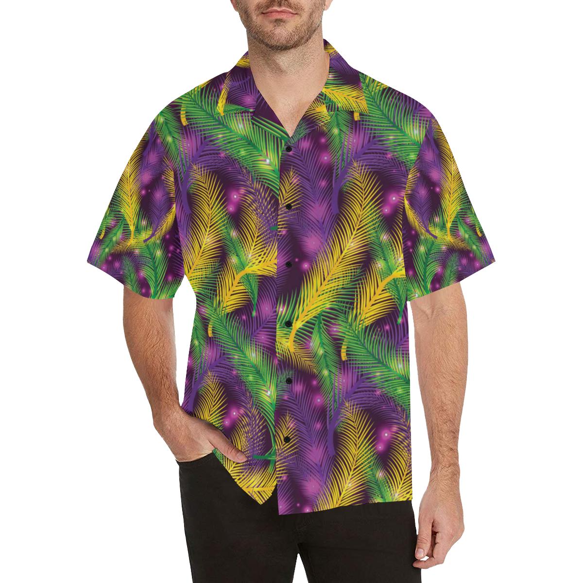 Mardi Gras Pattern Hawaii Shirt For Men Women Adult Ha87441