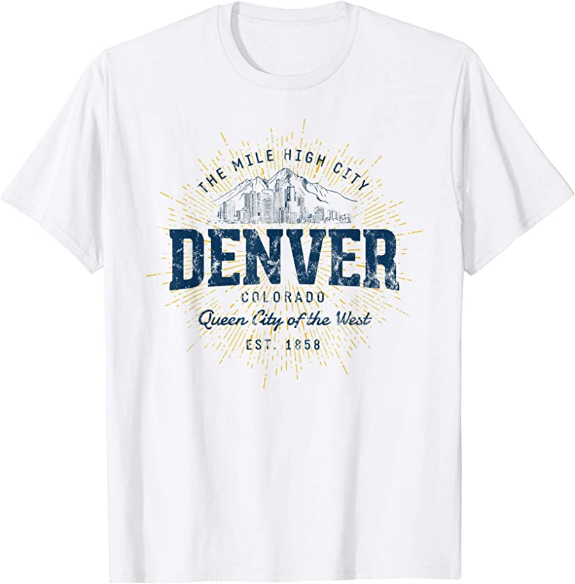 Vintage Retro Style Denver T-Shirt