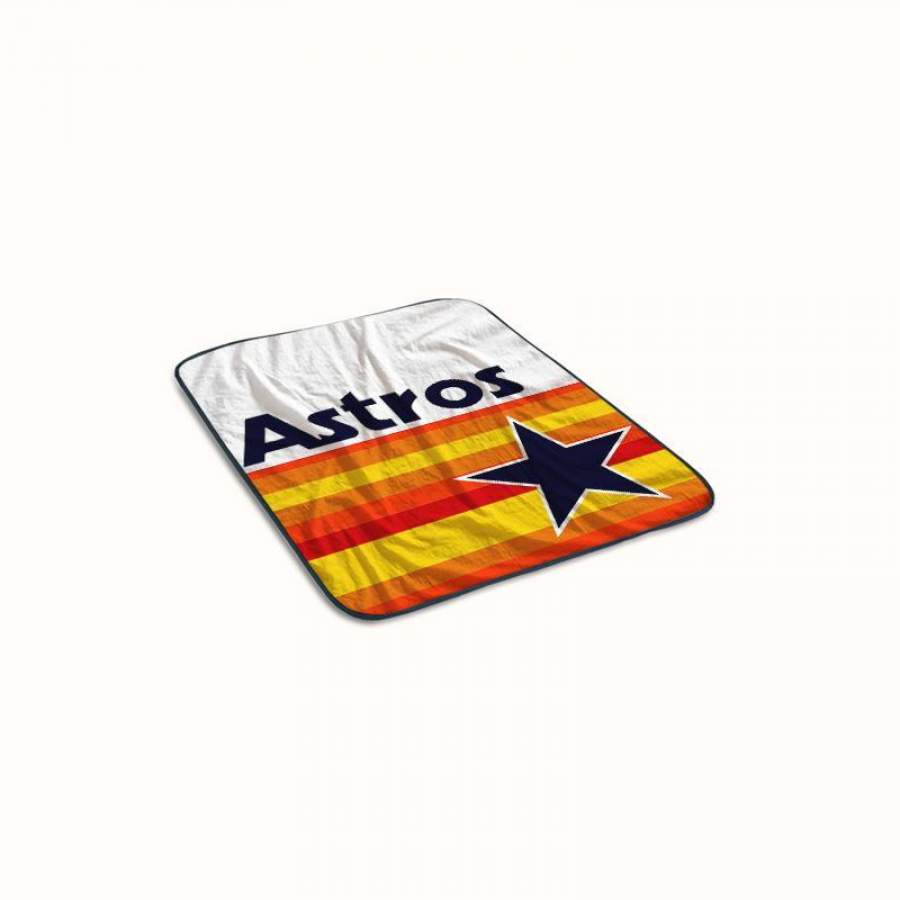 Houston Astros Bisbol Fleece Blanket